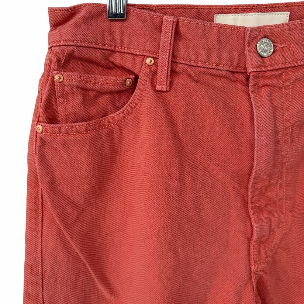 MOTHER Superior The Dodger Hit The Hay Salmon Jeans Sz 26 - Picture 7 of 13